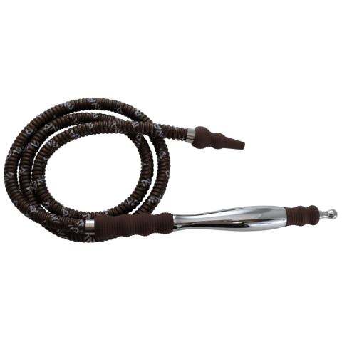 MYA Saray Medium Rubber/Aluminum Handle Hose - Hookah Junkie