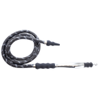 MYA Saray Medium Rubber/Aluminum Handle Hose - Hookah Junkie