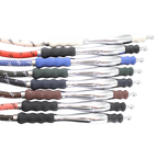 MYA Saray Medium Rubber/Aluminum Handle Hose - Hookah Junkie