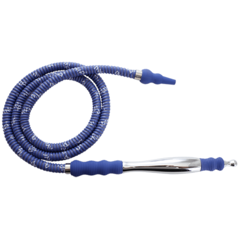 MYA Saray Medium Rubber/Aluminum Handle Hose - Hookah Junkie