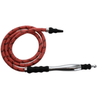 MYA Saray Medium Rubber/Aluminum Handle Hose - Hookah Junkie