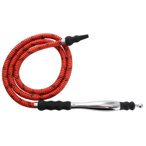 MYA Saray Medium Rubber/Aluminum Handle Hose - Hookah Junkie