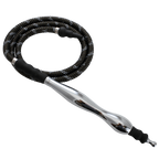 MYA Saray Large Rubber/Aluminum Handle Hose - Hookah Junkie