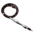 MYA Saray Large Rubber/Aluminum Handle Hose - Hookah Junkie