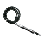 MYA Saray Large Rubber/Aluminum Handle Hose - Hookah Junkie