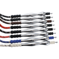 MYA Saray Large Rubber/Aluminum Handle Hose - Hookah Junkie