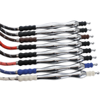 MYA Saray Large Rubber/Aluminum Handle Hose - Hookah Junkie