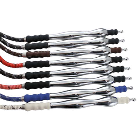 MYA Saray Large Rubber/Aluminum Handle Hose - Hookah Junkie
