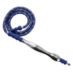 MYA Saray Large Rubber/Aluminum Handle Hose - Hookah Junkie