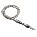 MYA Saray Large Rubber/Aluminum Handle Hose - Hookah Junkie