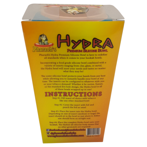 Pharaoh's Hydra Bowl - Hookah Junkie