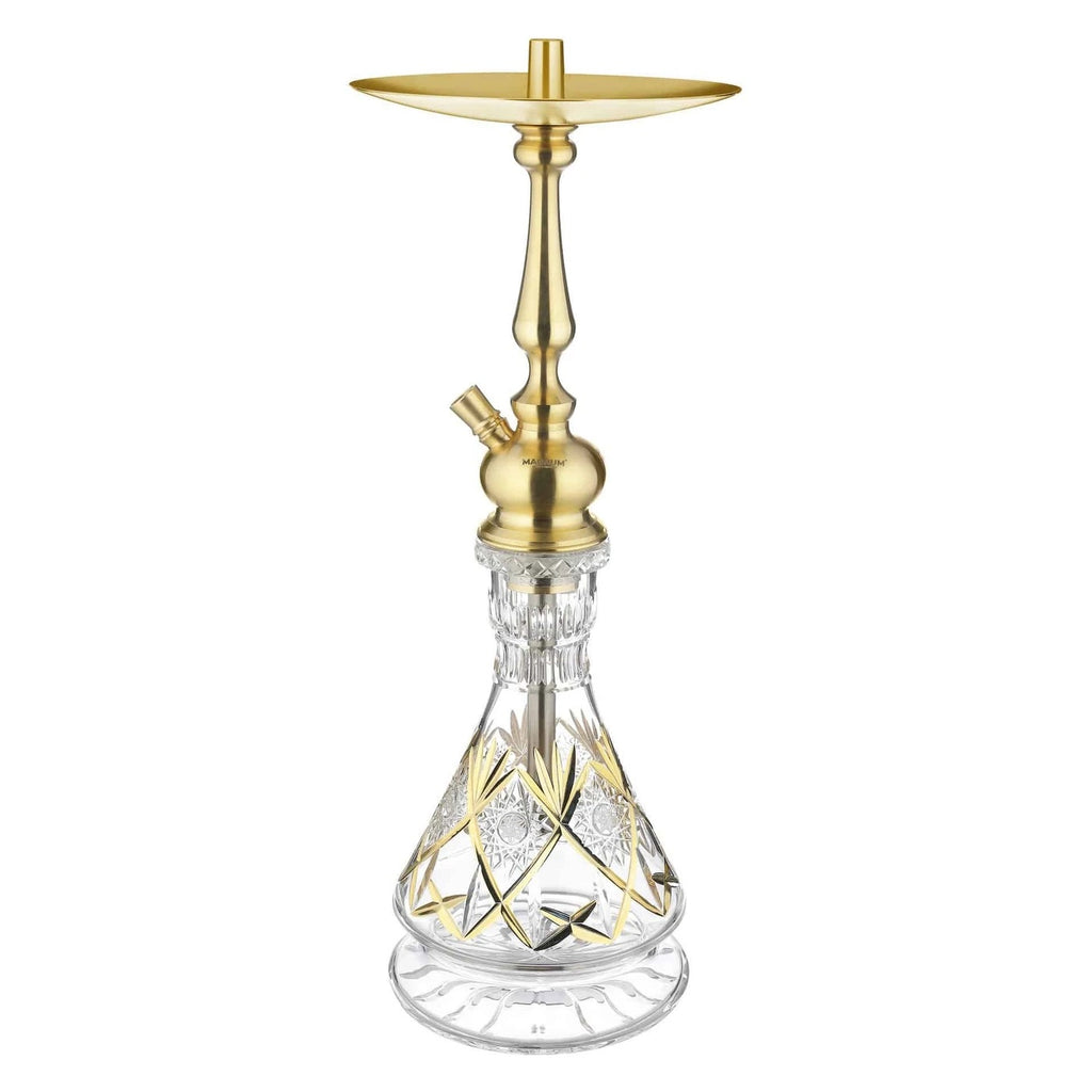 MAGNUM SHISHA TRADI - WITH THE KALYAN ELEGANCE GOLD BOWL - Hookah Junkie