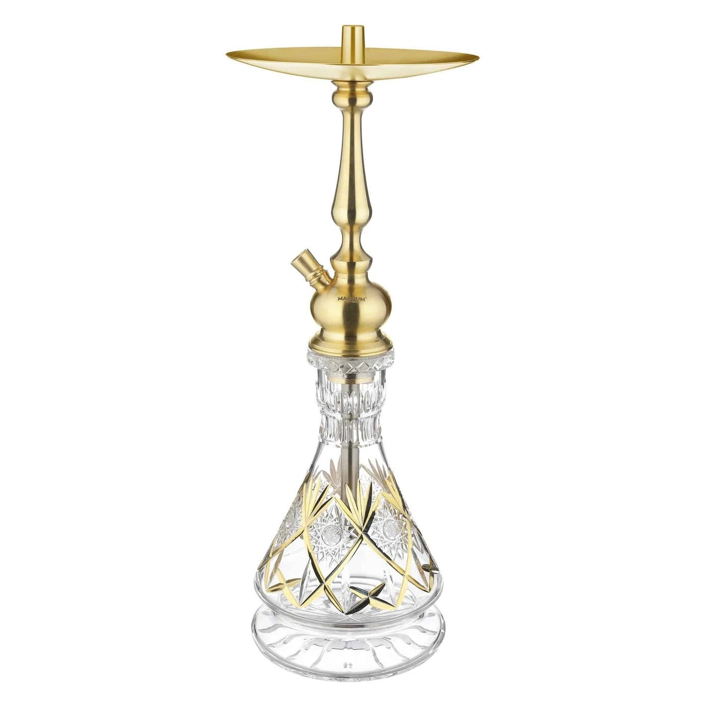 MAGNUM SHISHA TRADI - WITH THE KALYAN ELEGANCE GOLD BOWL - Hookah Junkie