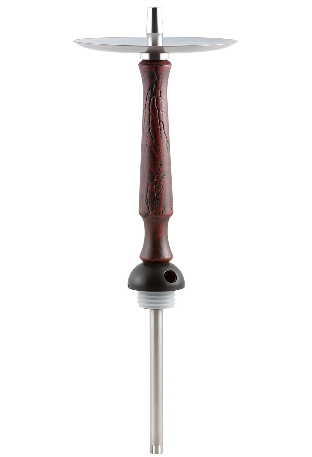 Werkbund Hookah - Zeus Red Black Stem and Hose - Hookah Junkie