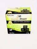 Golden Desert COCONUT CHARCOAL LARGE CUBES 2 Kilos - Hookah Junkie