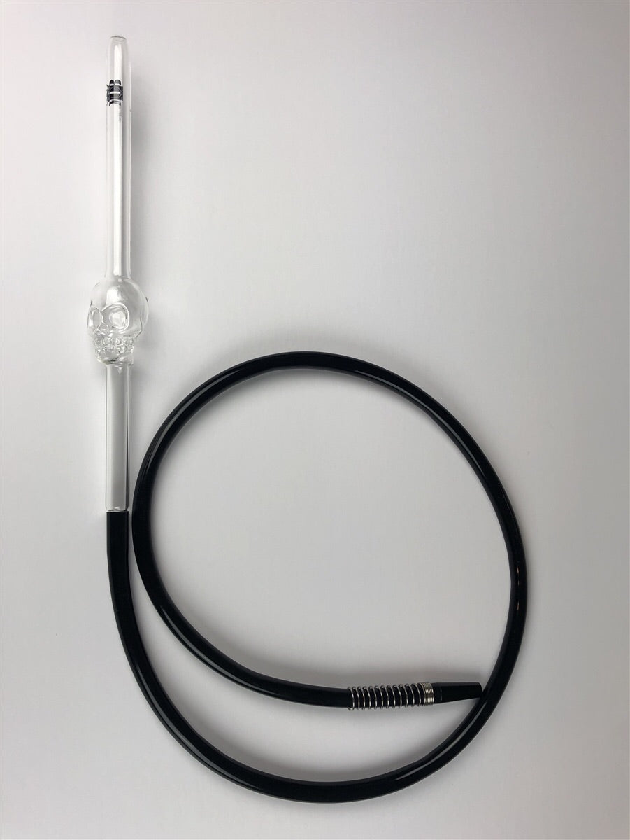 Glass Skull Hose - Hookah Junkie