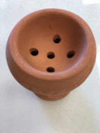 Badcha Head Clay Bowl with Heat Managment Screen - Hookah Junkie