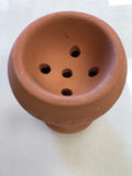 Badcha Head Clay Bowl with Heat Managment Screen - Hookah Junkie