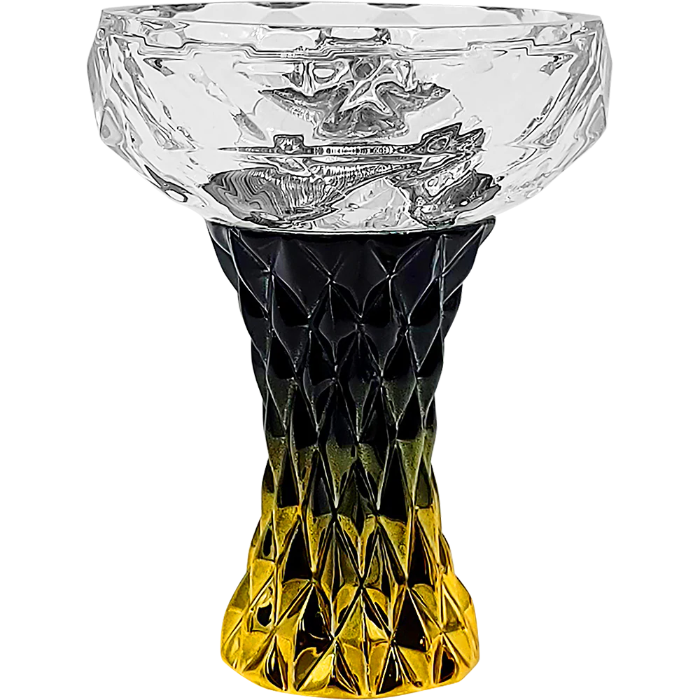 Diamond Bowl - Glass/Ceramic Bowl - Hookah Junkie