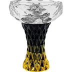 Diamond Bowl - Glass/Ceramic Bowl - Hookah Junkie