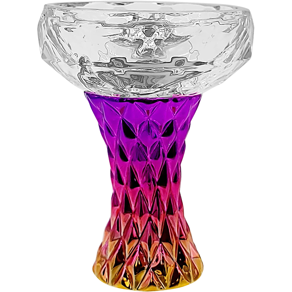 Diamond Bowl - Glass/Ceramic Bowl - Hookah Junkie