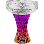 Diamond Bowl - Glass/Ceramic Bowl - Hookah Junkie