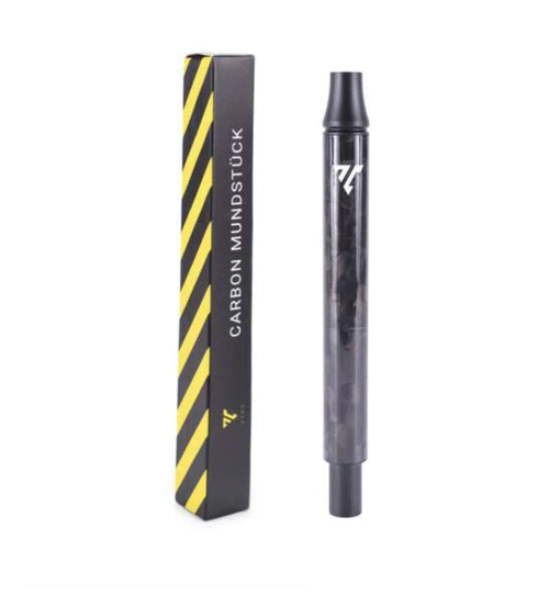 AEON VYRO 17CM CARBON MOUTHPIECE HOSE HANDLE - Hookah Junkie