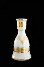 Bohemian Czech Republic Base with 24K Gold Filigree - Hookah Junkie