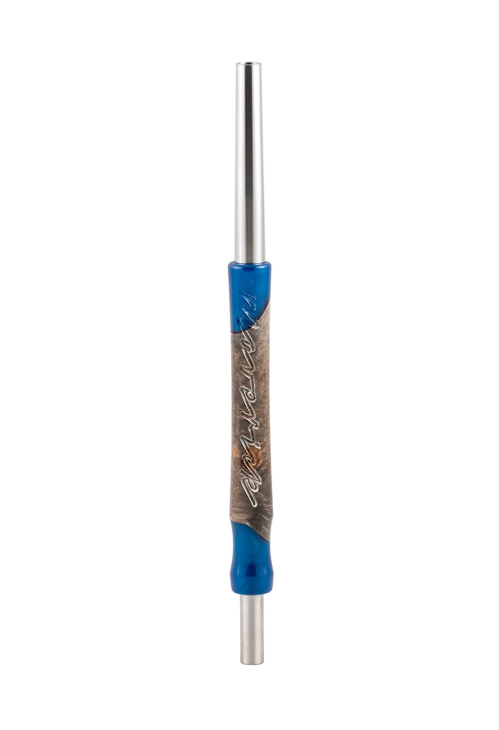 Werkbund Hookah - Amber Blue Black Stem and Hose - Hookah Junkie