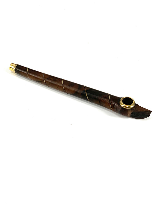 Kingdom Dokha EBONY SPIRALED WOOD MEDWAKH