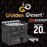 Golden Desert XL Charcoal Burner - Hookah Junkie