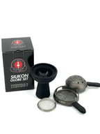 Amy Glassi Globe Set  With Silicone  Bowl - Hookah Junkie