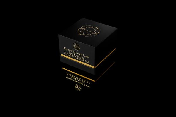 Krysalis Edition Kaloud Samsaris Lapis Black Silicone Black Ceramic Bowl for Lotus II - Hookah Junkie