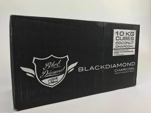 Black Diamond Coconut Charcoal 10 Kilo Case Cubes - Hookah Junkie
