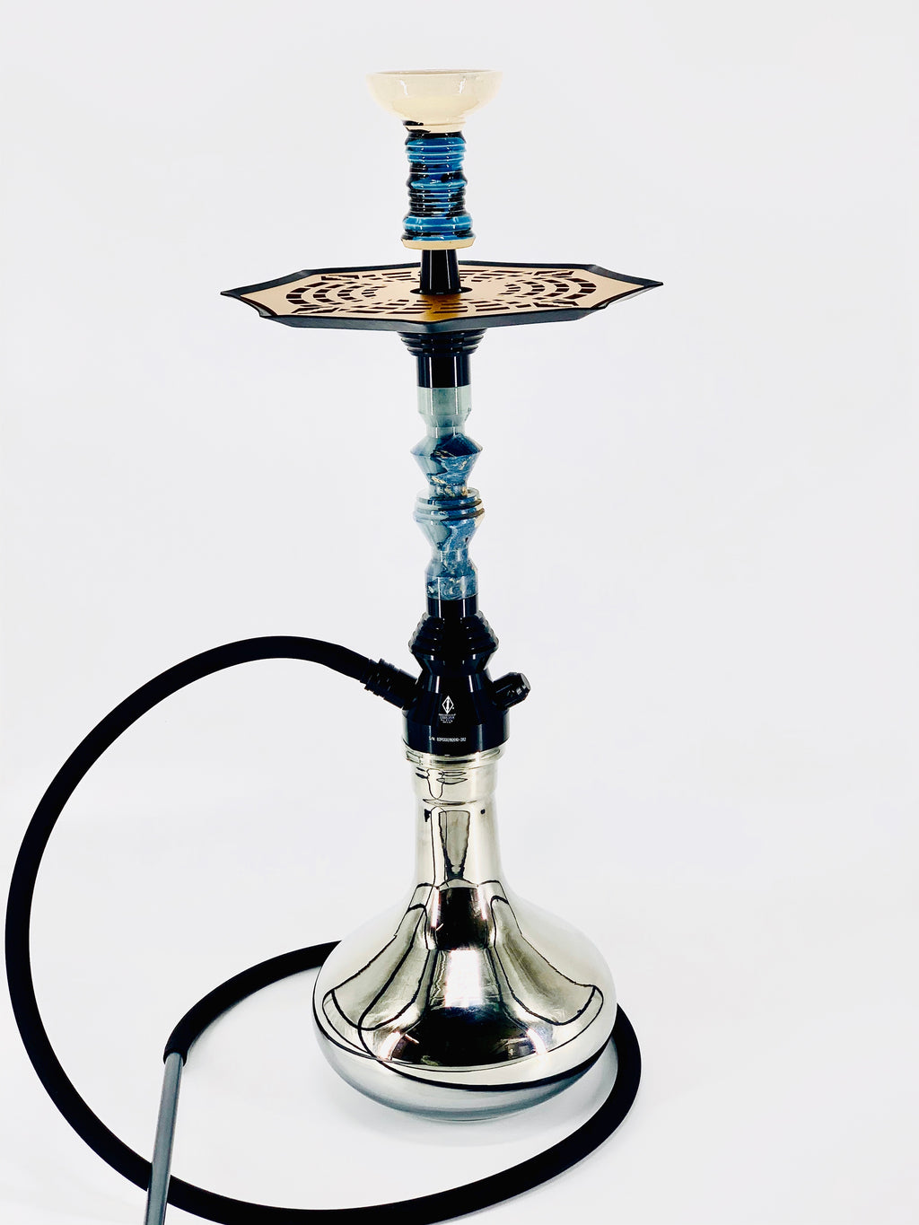 B2 Hookah® Precious Cut Collection™ Virgo Stellar Stream & Stabilized Burl Wood - Hookah Junkie