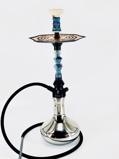 B2 Hookah® Precious Cut Collection™ Virgo Stellar Stream & Stabilized Burl Wood - Hookah Junkie