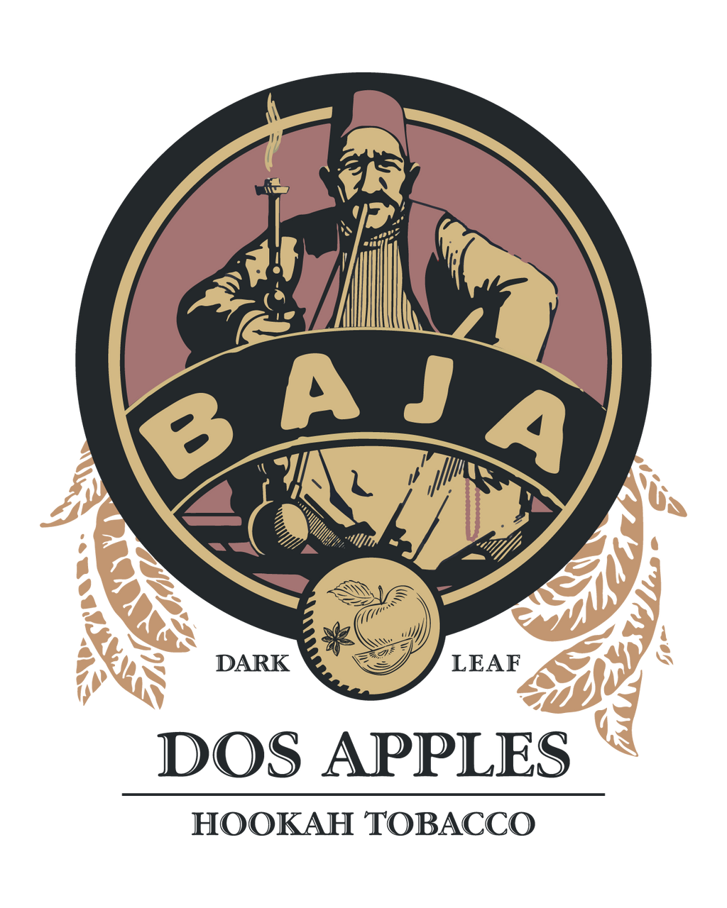BAJA HOOKAH TOBACCO DARK LEAF 200G - Hookah Junkie