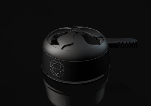 Kaloud Lotus I+ Niris "The Black Lotus" hookah bowl – view 2