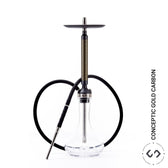 Conceptic Hookah Carbon gold (no base