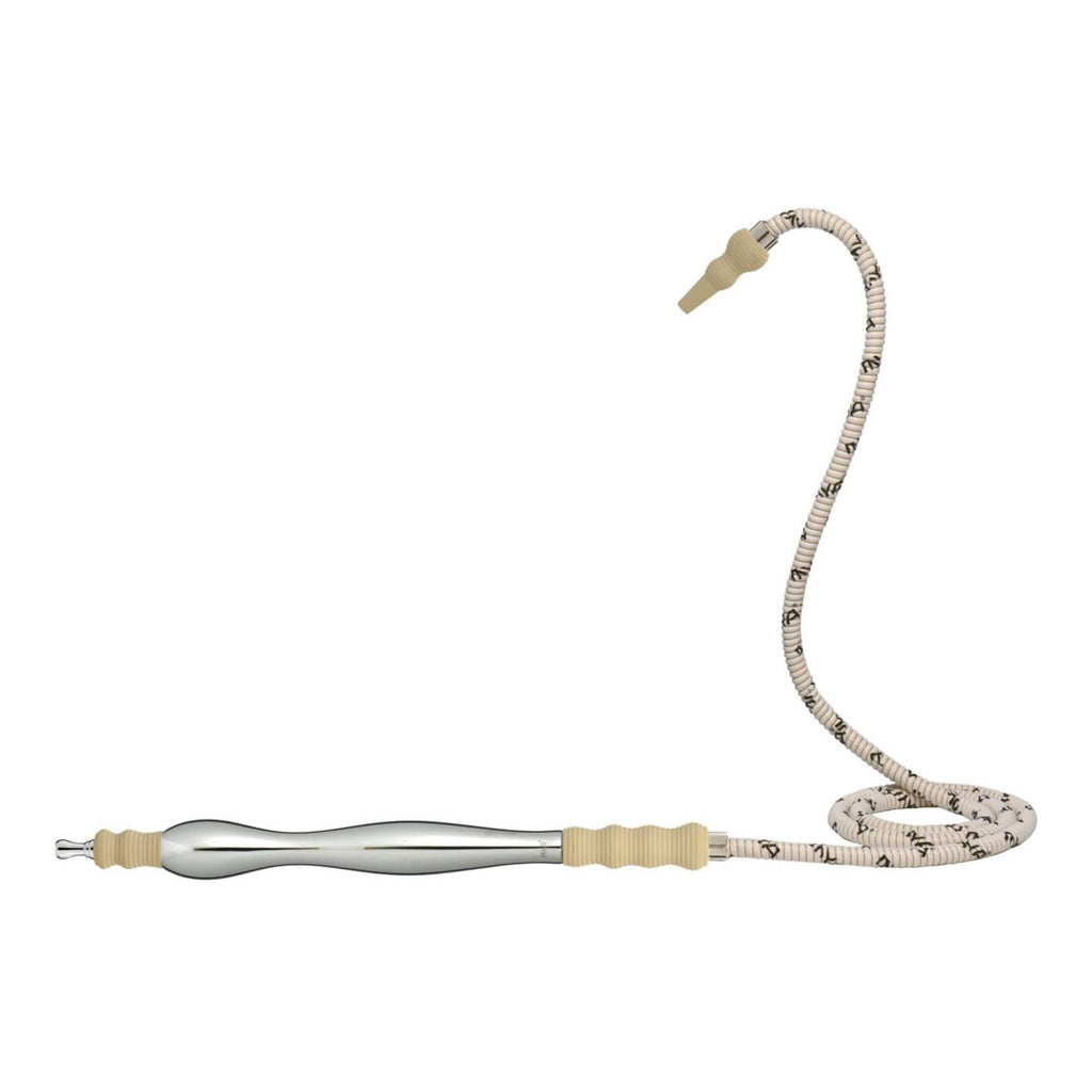 MYA Saray Large Rubber/Aluminum Handle Hose - Hookah Junkie