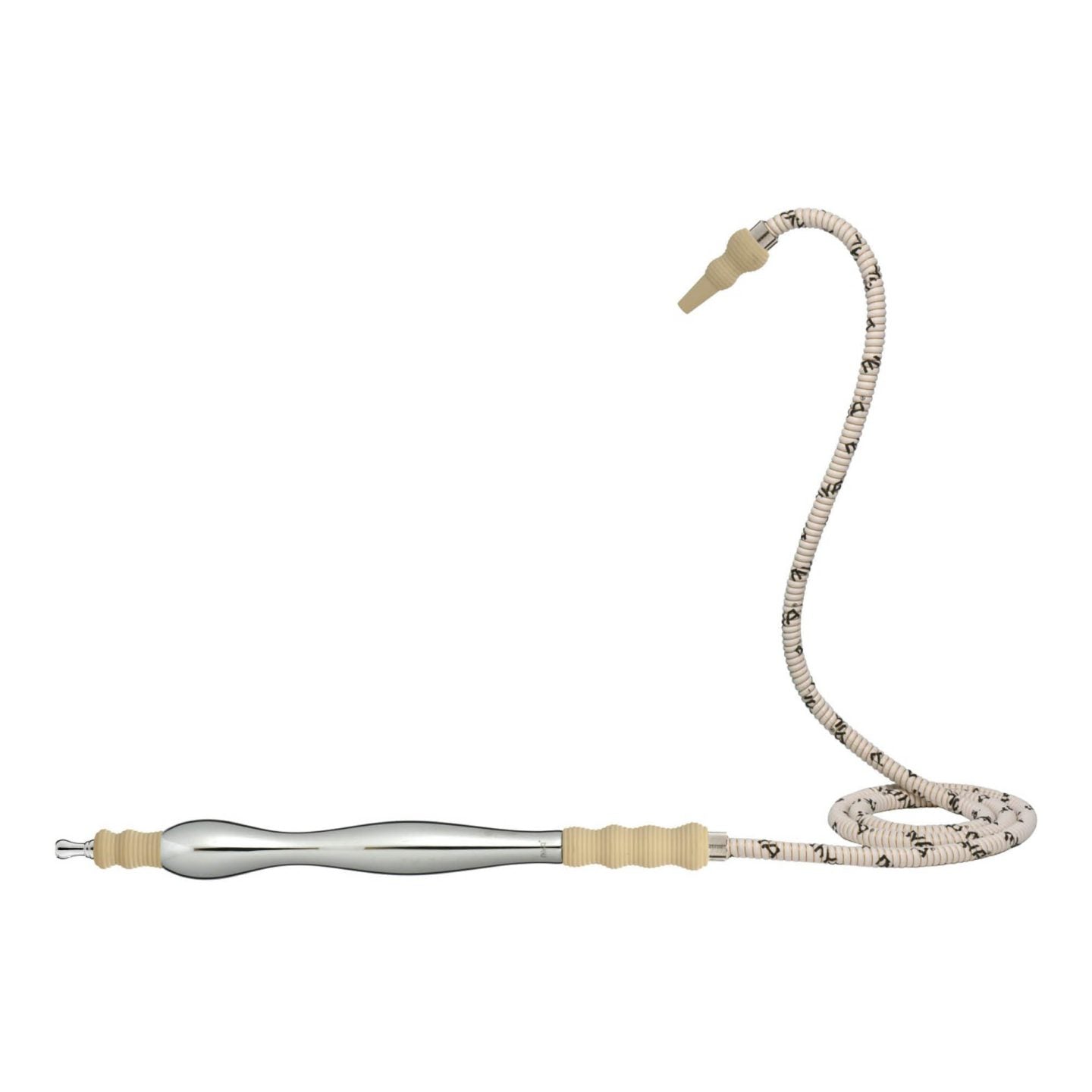 MYA Saray Large Rubber/Aluminum Handle Hose - Hookah Junkie