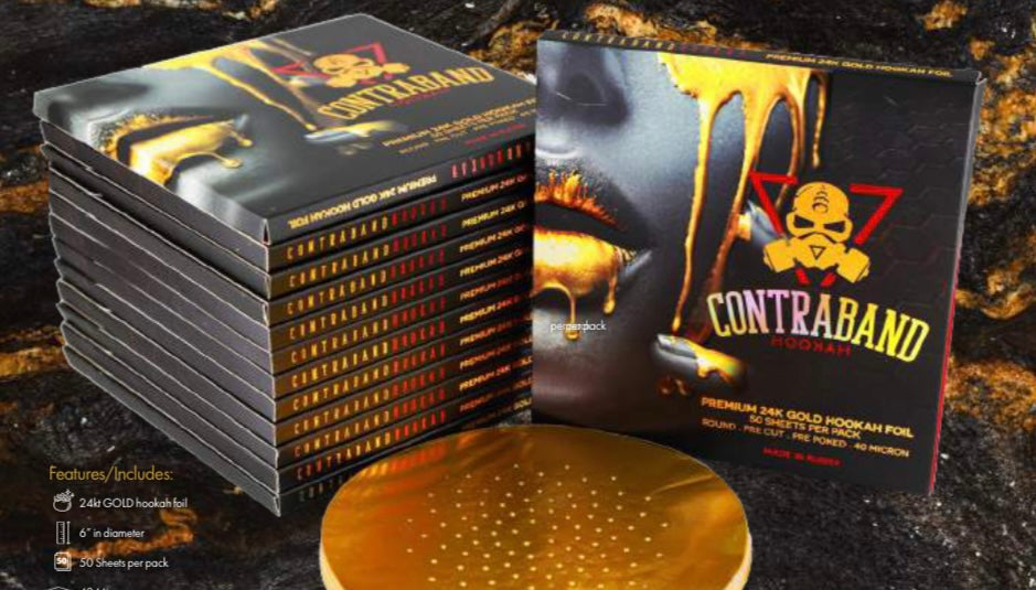 PRECUT GOLD FOIL - Hookah Junkie