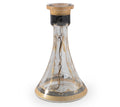 Czech Mate Trumpet Hookah Base Persa Golden Black Decor - Hookah Junkie