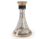 Bohemian Base Czech Mate Trumpet Hookah Base Persa Golden Black Decor