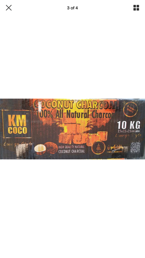 KM COCO COCONUT CHARCOAL 10 KILOS Lounge Style