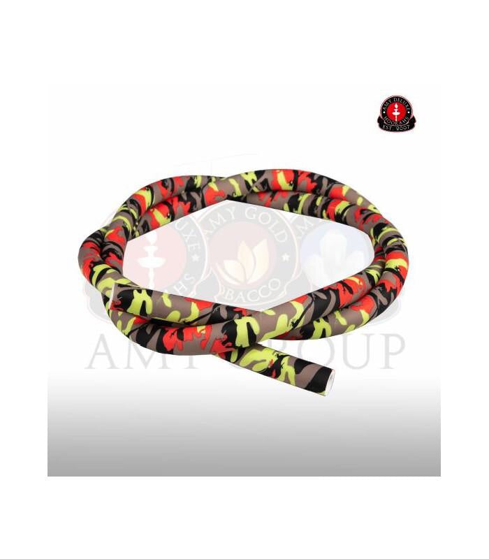 AMY DELUXE SILICONE HOSE W/ DESIGN - Hookah Junkie