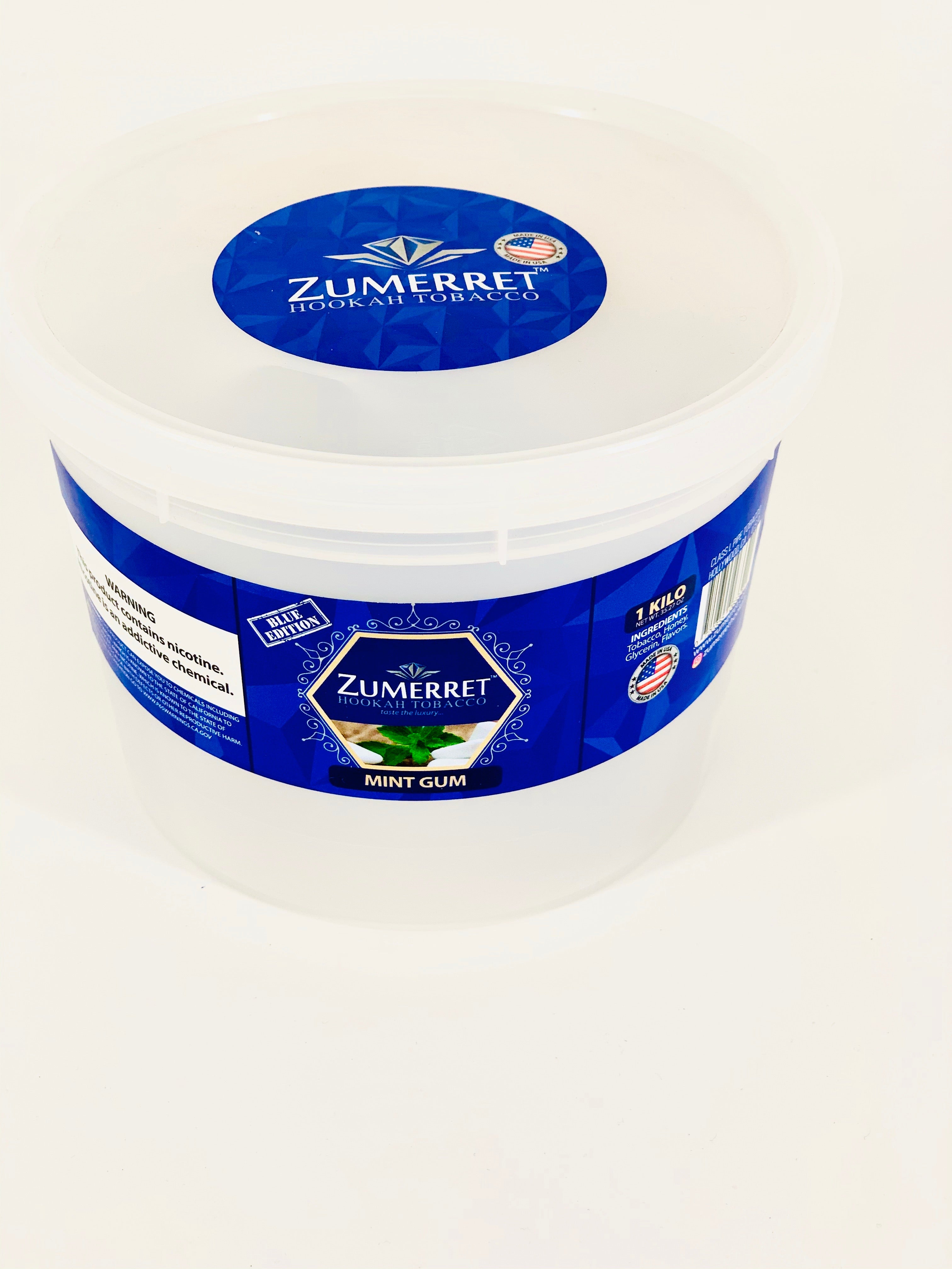 Zumerret 1 Kilo Blue Line - Hookah Junkie