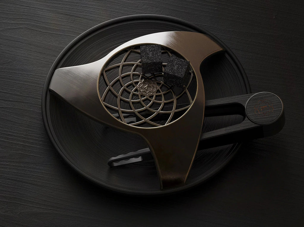 Aeras Bronze Lace Charcoal Holder And Ash Tray - Hookah Junkie