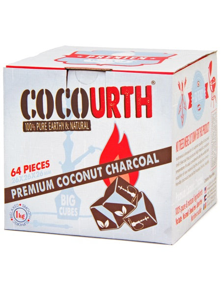 CocoUrth Big Cubes  64 pieces - Hookah Junkie