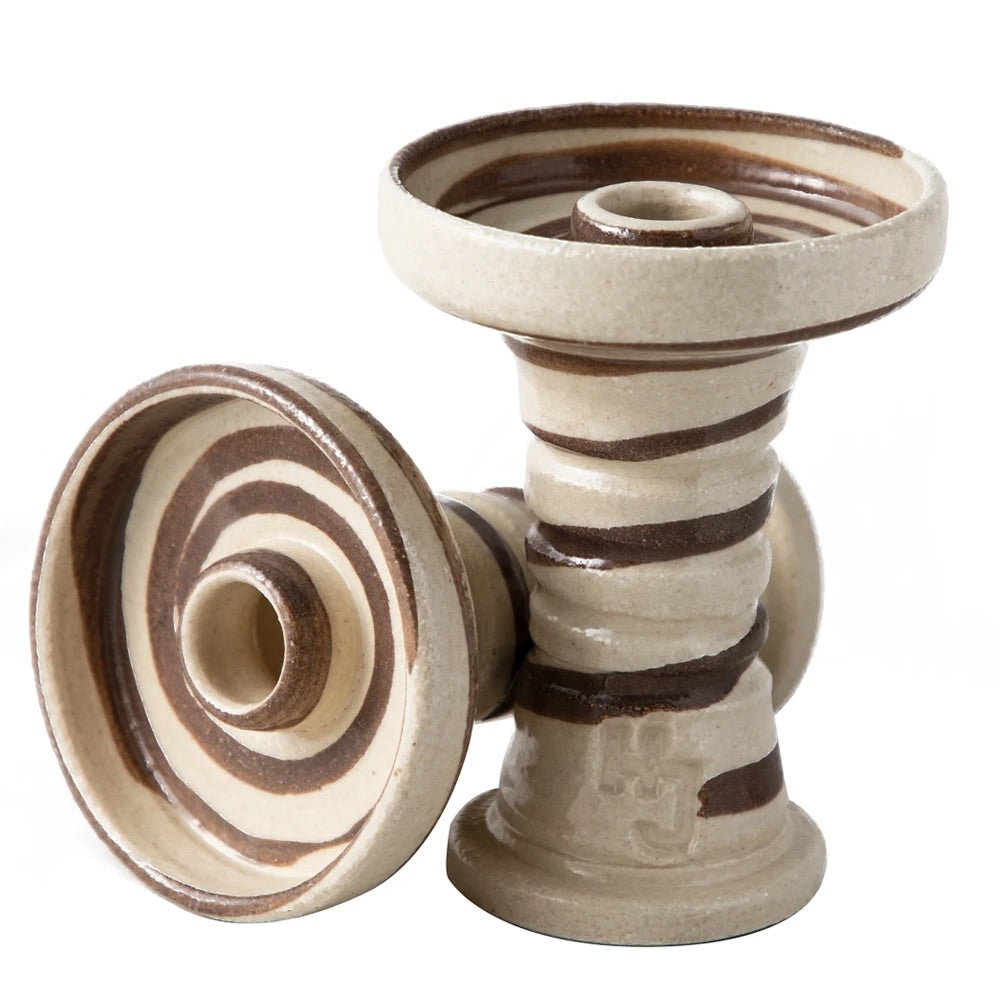The VHS Vanilla Harmony Swirl Hookah Bowl - Hookah Junkie